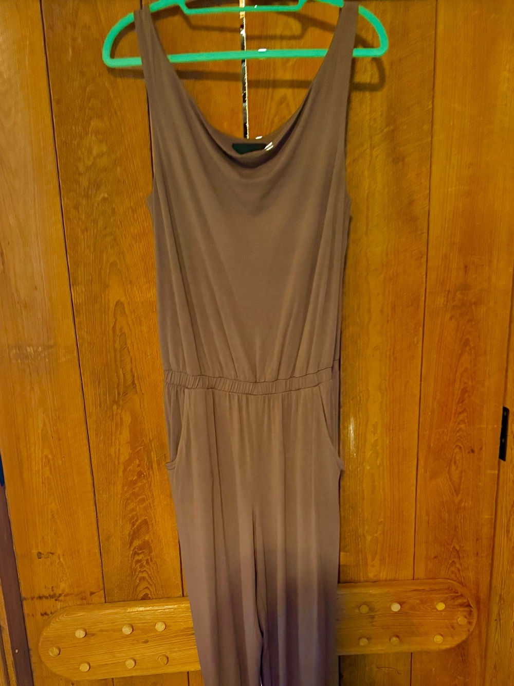 Cynthia Rowley Sleeveless Taupe Jumpsuit